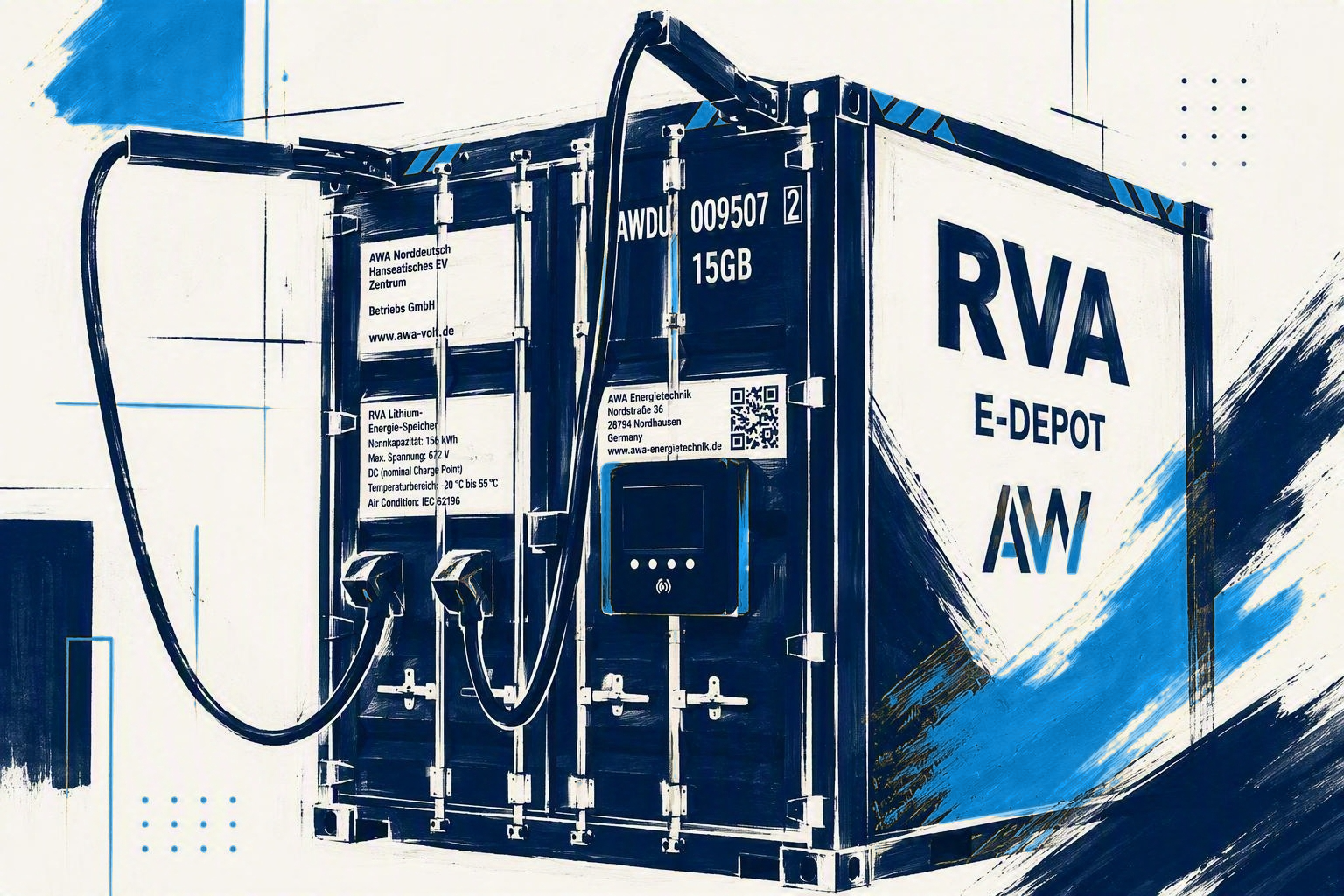 High Power Charging Cube Illustration